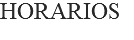 HORARIOS